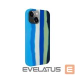 Чехол на заднюю панель Evelatus Apple iPhone 14 Multi-Colored Silicone Case Blue