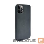 Чехол на заднюю панель iLike Apple iPhone 12 Pro Max Silicone plastic case Eco Print Design Black