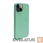 Чехол на заднюю панель iLike Apple iPhone 14 Silicone plastic case Eco Print Design Flower Green