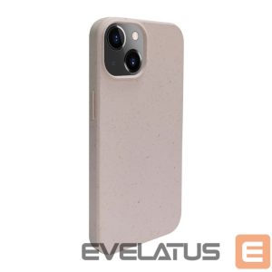 Чехол на заднюю панель iLike Apple iPhone 14 Silicone plastic case Eco Print Design Beige