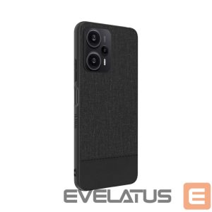 Чехол на заднюю панель iLike Xiaomi Redmi Note 12 / Poco X5 Plastic Leather Back Cover Black
