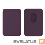 Чехол универсальный карман Evelatus Universal iPhone Genuine leather wallet with MagSafe Deep Purple