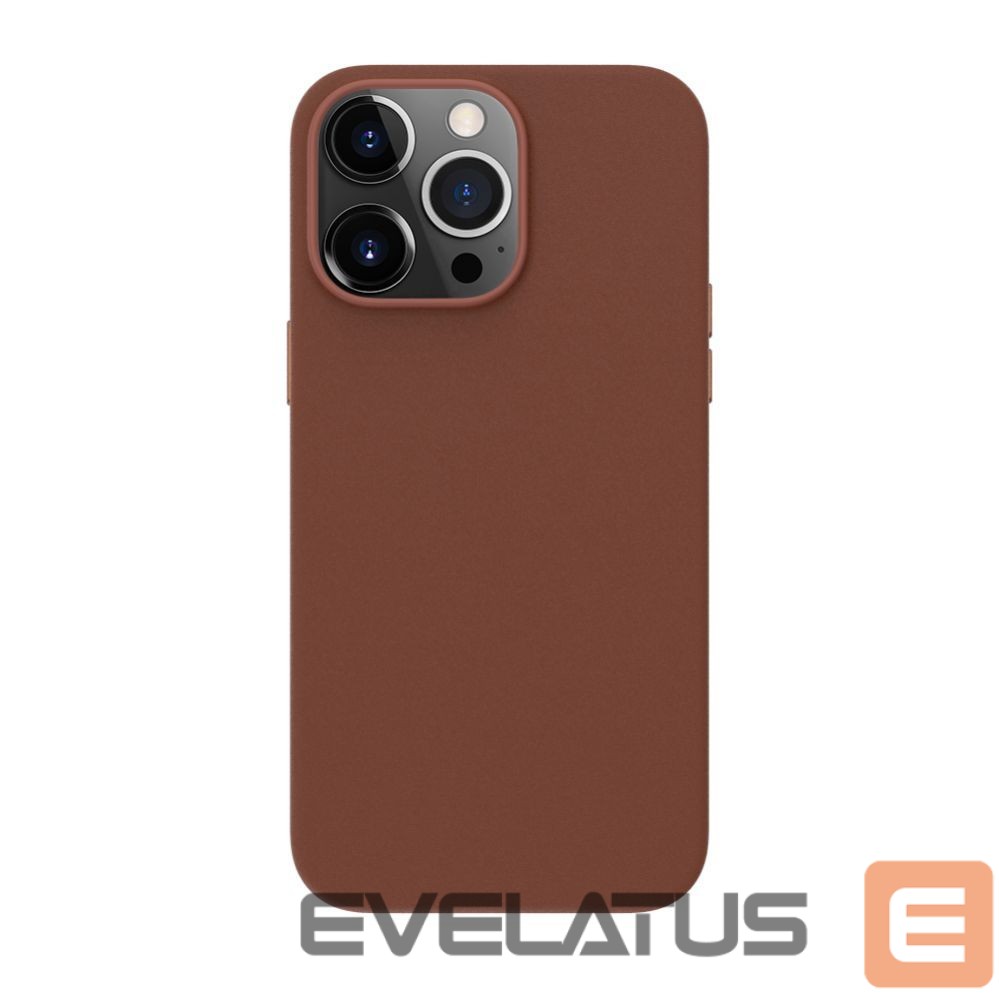 Чехол на заднюю панель Evelatus Apple iPhone 14 Pro Max Genuine Leather case with MagSafe Brown