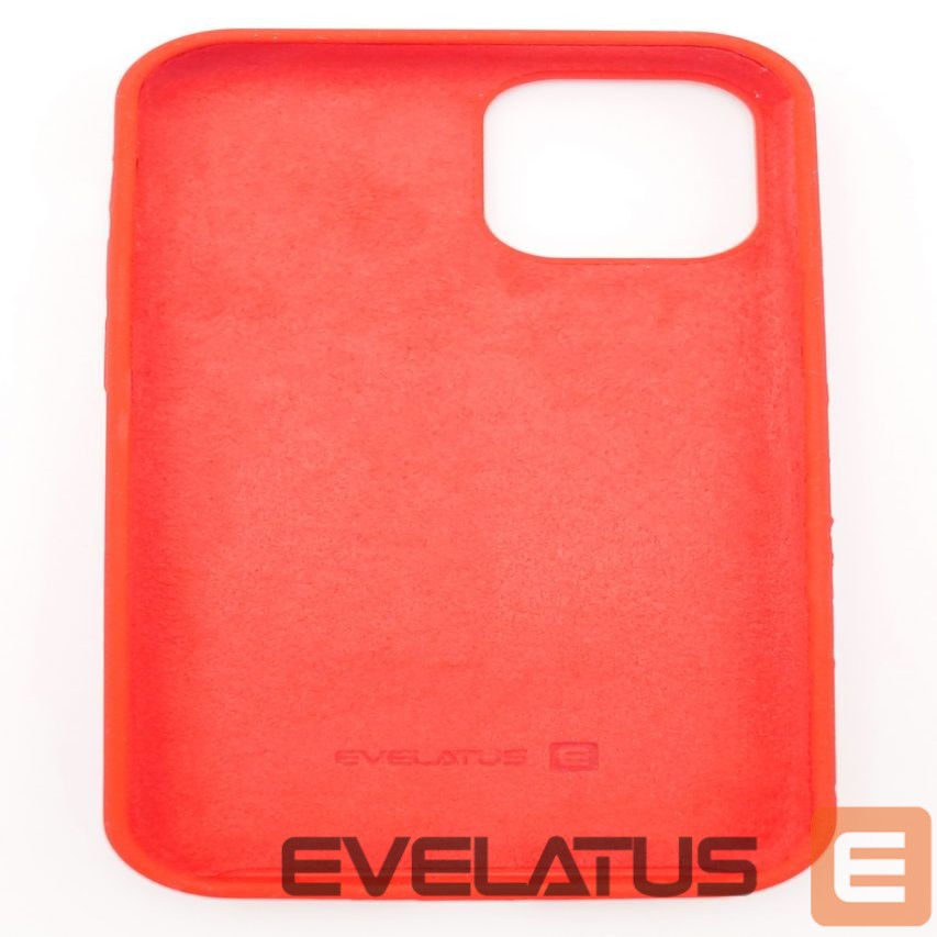 Чехол на заднюю панель Evelatus Apple iPhone 12 Pro Max Premium Soft Touch Silicone Case Bright Red
