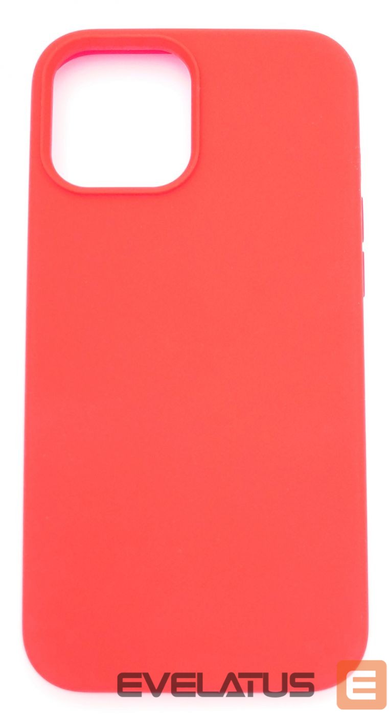 Чехол на заднюю панель Evelatus Apple iPhone 12 Pro Max Premium Soft Touch Silicone Case Bright Red
