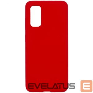 Чехол на заднюю панель Evelatus Samsung Galaxy S20 Premium Soft Touch Silicone Case Red