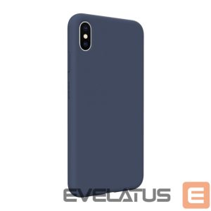 Чехол на заднюю панель Evelatus Apple iPhone Xs Max Premium Soft Touch Silicone Case Midnight Blue
