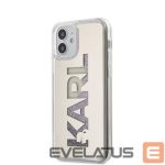 Чехол на заднюю панель Karl Lagerfeld  iPhone 12 mini 5.4'' Liquid Glitter Multi Mirror Cover Silver