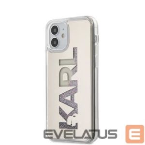 Чехол на заднюю панель Karl Lagerfeld  iPhone 12 mini 5.4'' Liquid Glitter Multi Mirror Cover Silver