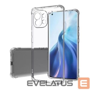 Чехол на заднюю панель Evelatus Xiaomi Mi 11 Military Shockproof Silicone Case TPU Transparent