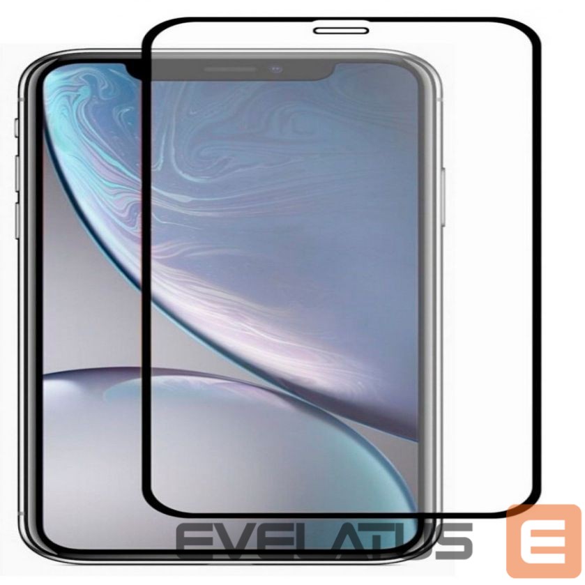 Защитное стекло Evelatus Apple iPhone 12/12 Pro Rubber Anti-Broken 3D Glass Full Cover Japan Glue Anti-Static
