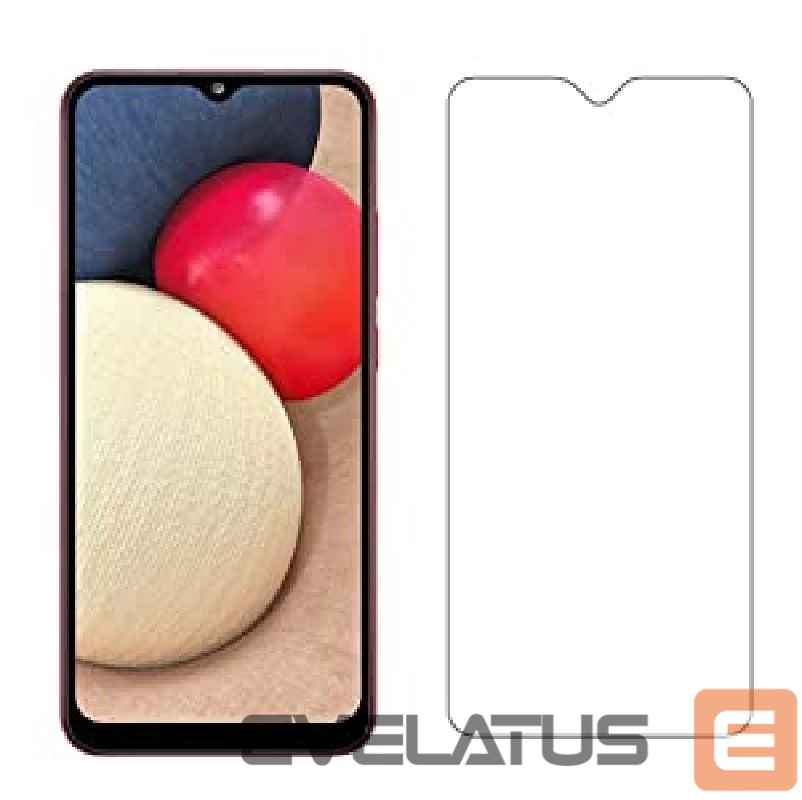 Защитное стекло Evelatus Samsung Galaxy A02s 0.33 Flat Clear Glass Japan Glue Anti-Static