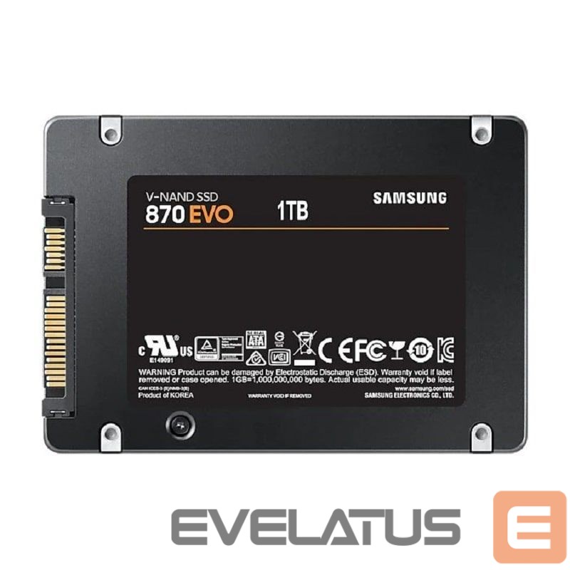 Жесткий диск SSD Samsung SAMSUNG 870 EVO 1TB SATA3 2.5inch SSD