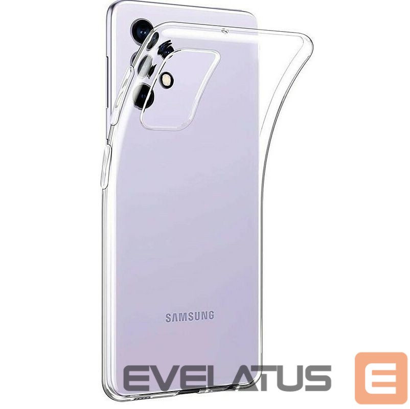 Чехол на заднюю панель Evelatus Samsung Galaxy A32 Clear Silicone Case 1.5mm TPU Transparent