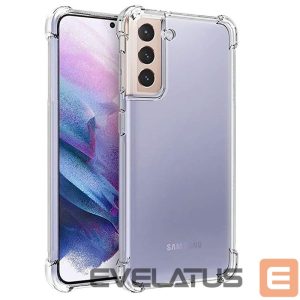 Чехол на заднюю панель Evelatus Samsung Galaxy S21 Plus Military Shockproof Silicone Case TPU Transparent