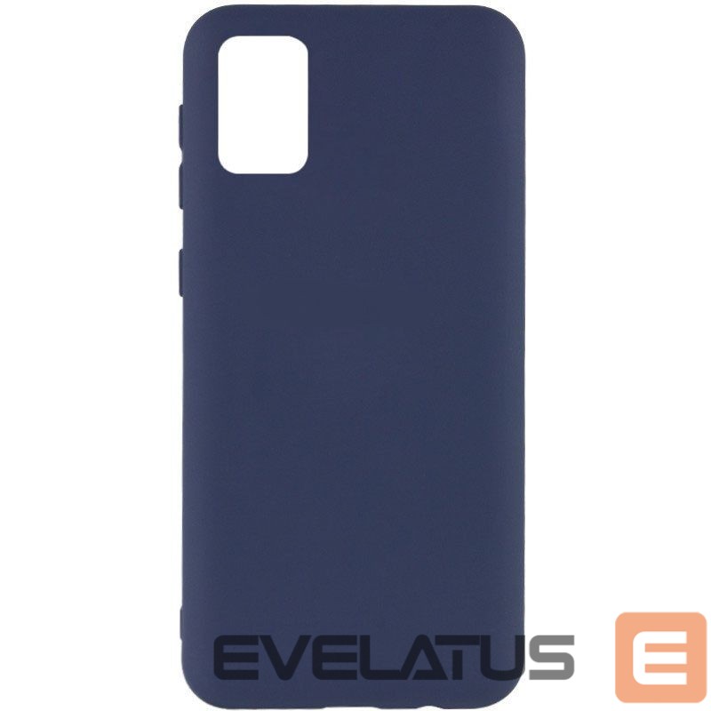 Чехол на заднюю панель Evelatus Samsung Galaxy A02s Nano Silicone Case Soft Touch TPU Midnight Blue