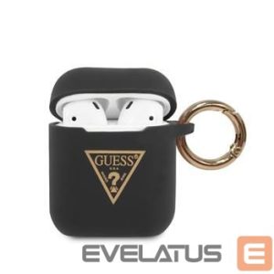Чехол для наушников Guess - AirPods Guess Triangle Silicone Case Black