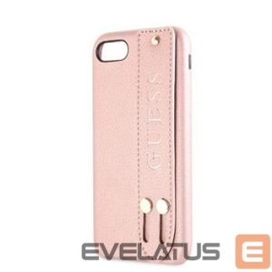 Чехол на заднюю панель Guess - iPhone 7/8/SE2020 Saffiano Strap Case Rose