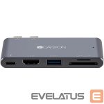 Переходник Canyon  DS-5 Multiport Docking Station with 5 port Space Gray