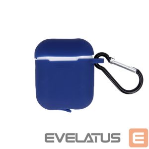 Чехол для наушников GreenGo  Apple AirPods Silicone Case with Hook Dark Blue
