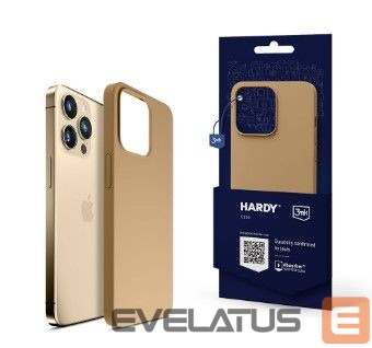 Чехол на заднюю панель 3MK - iPhone 14 Pro Hardy Silicone MagCase Gold