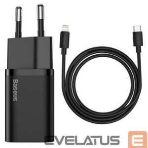 Адаптер Baseus  MOBILE CHARGER WALL 20W/BLACK TZCCSUP-B01 Black