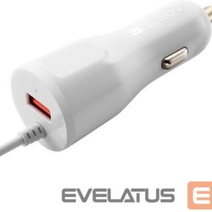 Кабель Canyon  CANYON C-033 Universal 1xUSB car adapter plus Lightning con 
