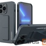 Чехол на заднюю панель Wozinsky Apple iPhone 13 Pro Kickstand Case silicone case with stand Navy Blue