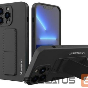 Чехол на заднюю панель Wozinsky Apple iPhone 13 Kickstand Case silicone case with stand Black