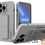 Чехол на заднюю панель Wozinsky Apple iPhone 13 Kickstand Case silicone case with stand Grey