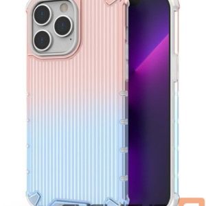 Чехол на заднюю панель iLike Apple iPhone 14 Pro Max pink and blue armored case Protect Case