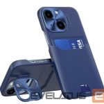 Чехол на заднюю панель iLike Apple iPhone 14 Leather Stand Case card wallet with stand Blue
