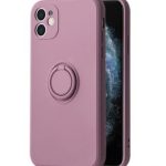 Чехол на заднюю панель iLike Apple IPHONE 14 PRO SILICONE RING Purple
