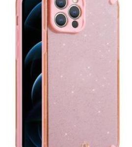 Чехол на заднюю панель iLike Apple IPHONE 12 PRO ARMOR GLITTER CASE Pink