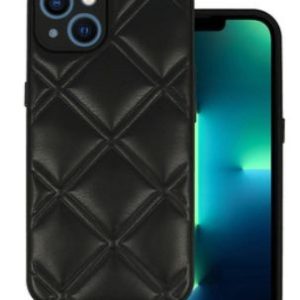 Чехол на заднюю панель iLike Apple IPHONE 14 LEATHER 3D CASE Black