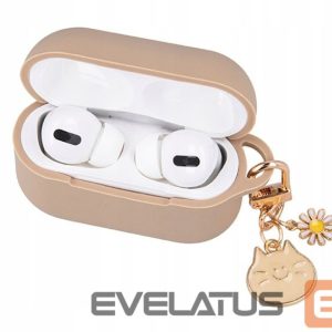 Чехол для наушников iLike - Case for Airpods Pro 2 carmel with pendant