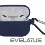 Чехол для наушников iLike - Braid case for Airpods / Airpods 2 navy blue