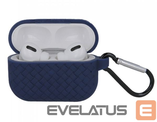Чехол для наушников iLike - Braid case for Airpods Pro navy blue