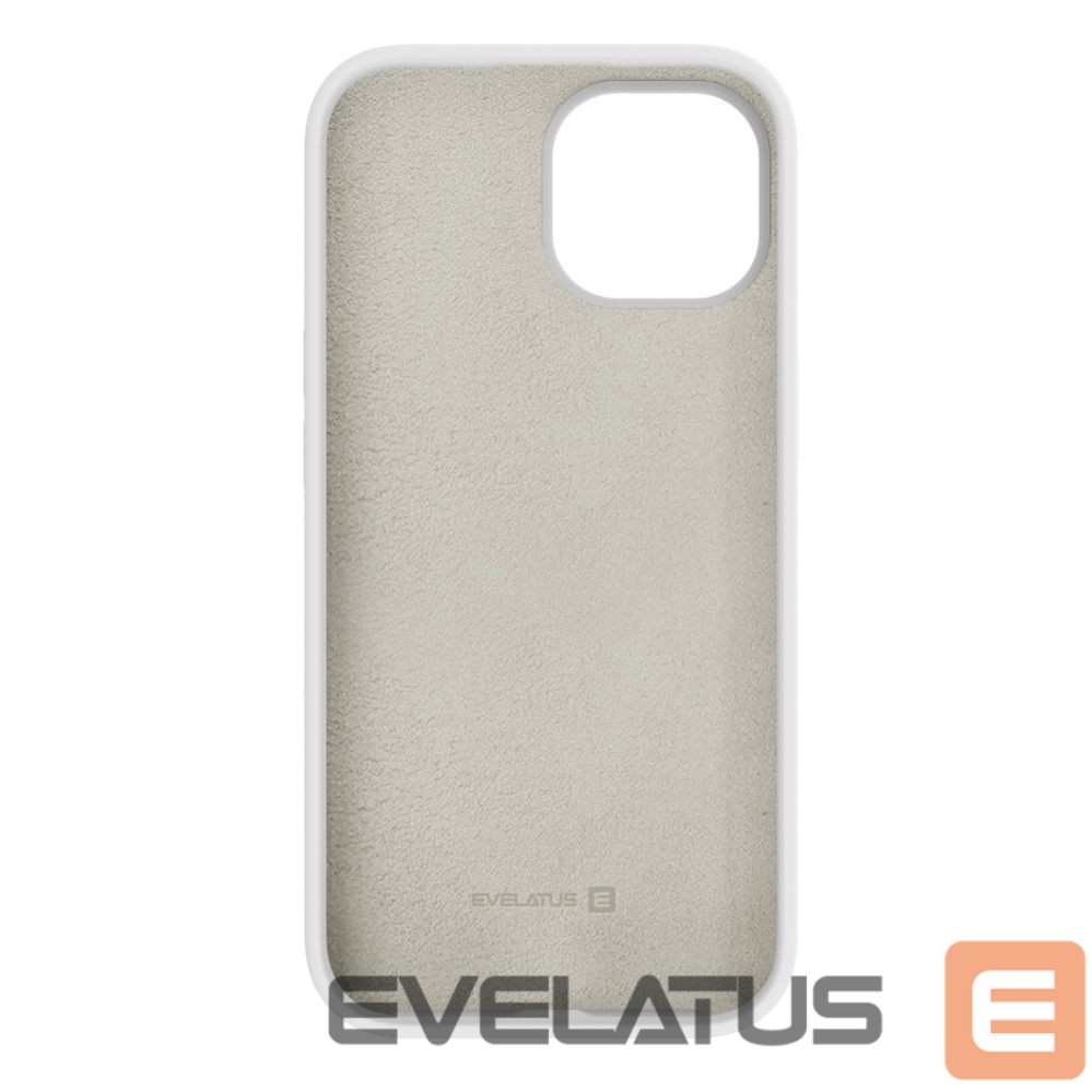 Чехол на заднюю панель Evelatus Apple iPhone 15 Premium Soft Touch Silicone Case White