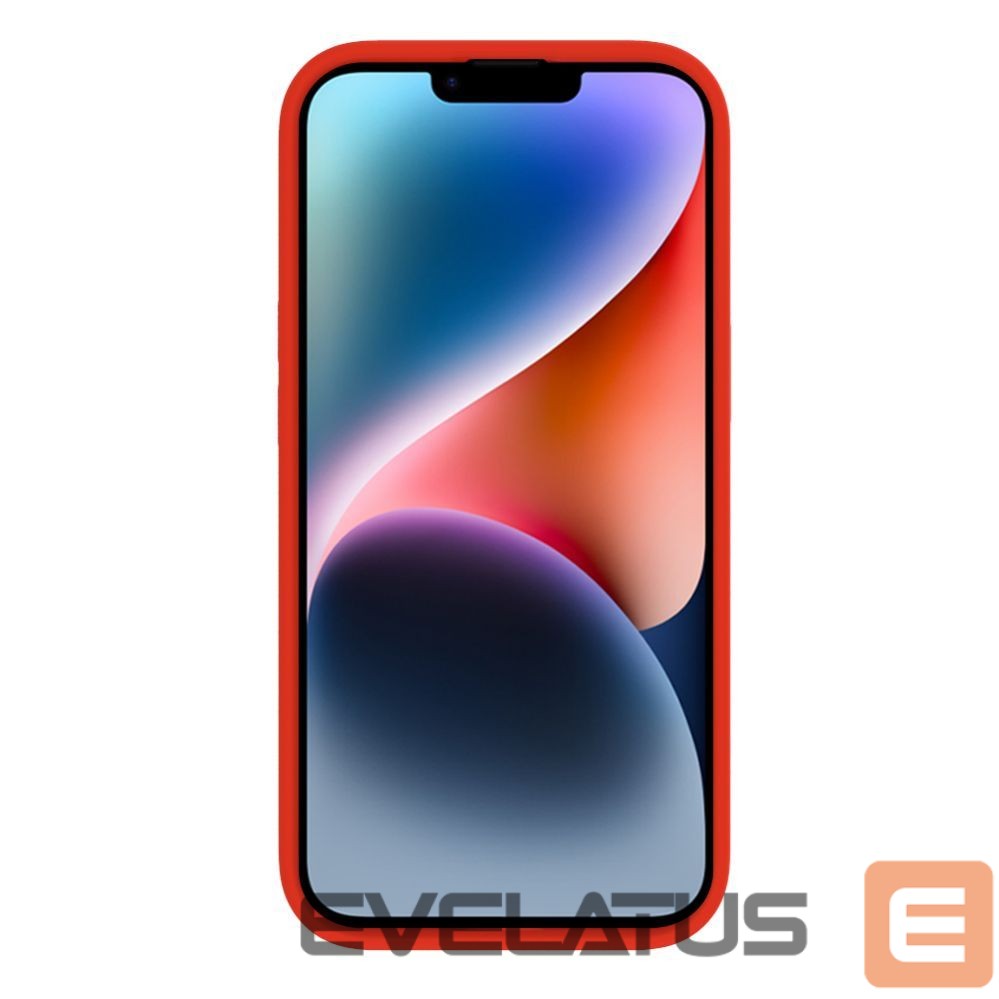 Чехол на заднюю панель Evelatus Apple iPhone 15 Premium Soft Touch Silicone Case Red