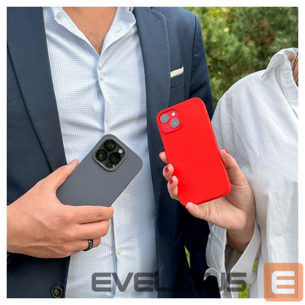 Чехол на заднюю панель Evelatus Apple iPhone 15 Premium Soft Touch Silicone Case Red