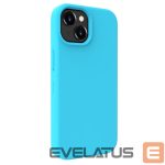 Чехол на заднюю панель Evelatus Apple iPhone 15 Plus Premium Soft Touch Silicone Case Cyan Blue