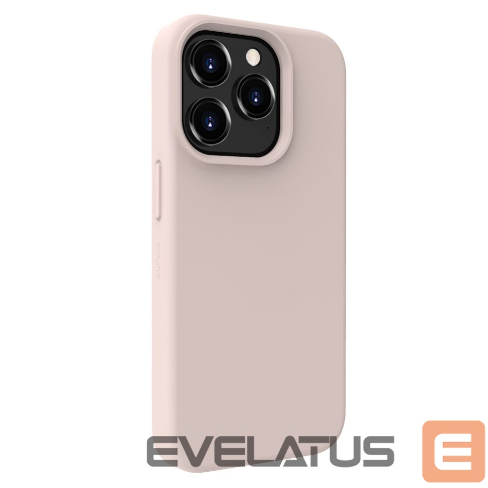 Чехол на заднюю панель Evelatus Apple iPhone 15 Pro Premium Soft Touch Silicone Case Pink Sand