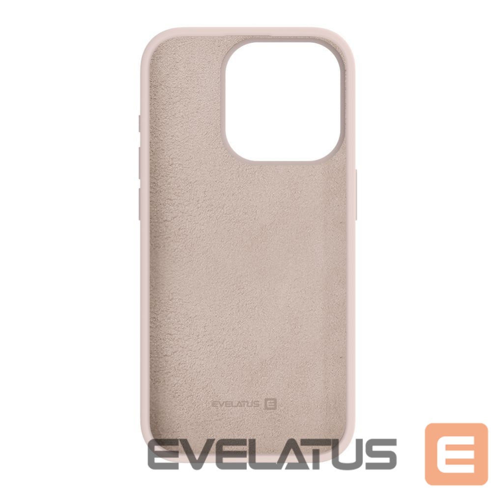 Чехол на заднюю панель Evelatus Apple iPhone 15 Pro Premium Soft Touch Silicone Case Pink Sand