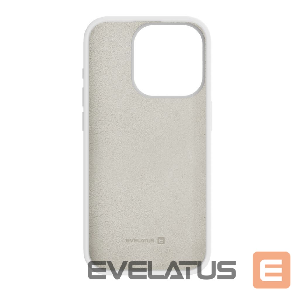 Чехол на заднюю панель Evelatus Apple iPhone 15 Pro Max Premium Soft Touch Silicone Case White