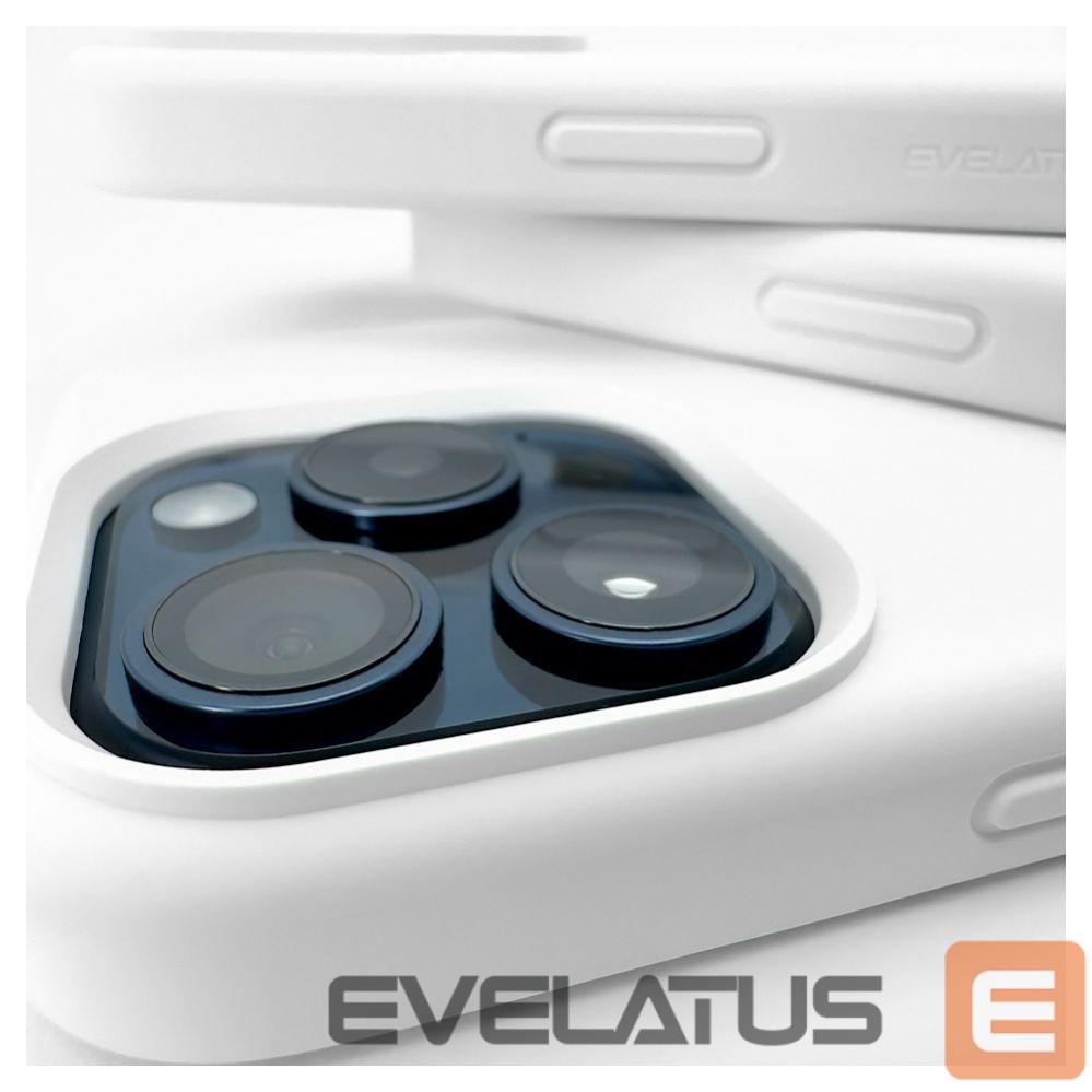 Чехол на заднюю панель Evelatus Apple iPhone 15 Pro Max Premium Soft Touch Silicone Case White