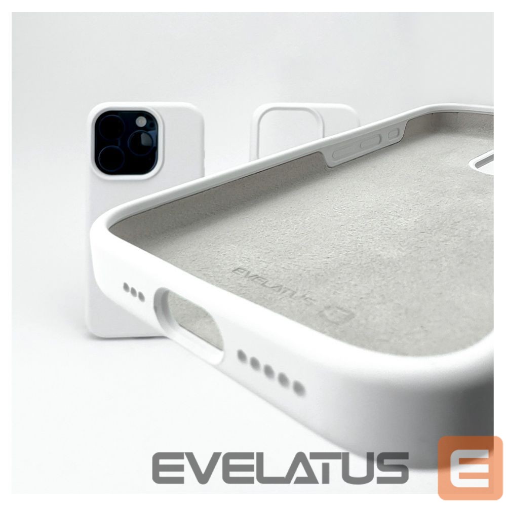 Чехол на заднюю панель Evelatus Apple iPhone 15 Pro Max Premium Soft Touch Silicone Case White