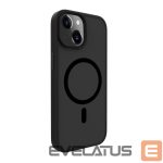 Чехол на заднюю панель Evelatus Apple iPhone 15 Hybird Case With Magsafe PC+TPU Black