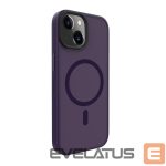 Чехол на заднюю панель Evelatus Apple iPhone 15 Hybird Case With Magsafe PC+TPU Deep Purple