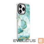 Чехол на заднюю панель Evelatus Apple iPhone 15 Pro PC+TPU With MagSafe Customized Print Blue Marble